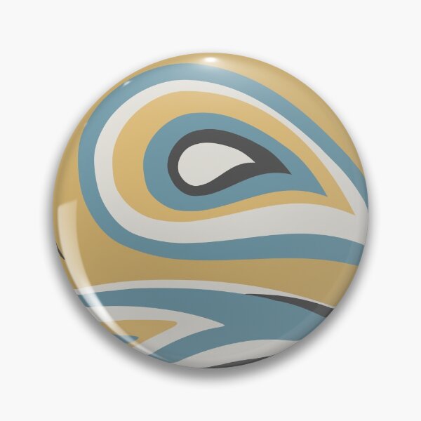 Artikelvorschau, Retro, Midcentury Modern, Geometric Art, Blue, Gold, Charcoal entworfen und verkauft von meggydesigns.