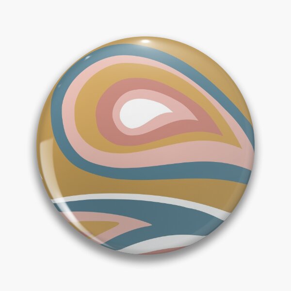 Artikelvorschau, Retro, Midcentury Modern, Geometric Art, Pink, Gold, Blue entworfen und verkauft von meggydesigns.