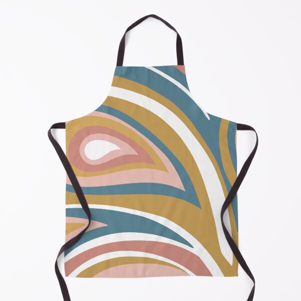 Artikelvorschau, Retro, Midcentury Modern, Geometric Art, Pink, Gold, Blue entworfen und verkauft von meggydesigns.