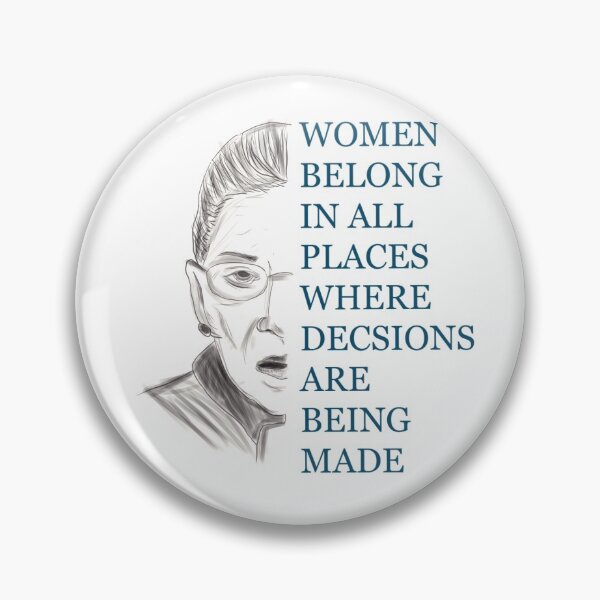 Aperçu de l'œuvre Les femmes RBG appartiennent, Sticker créée et vendue par ImpostorPanda.