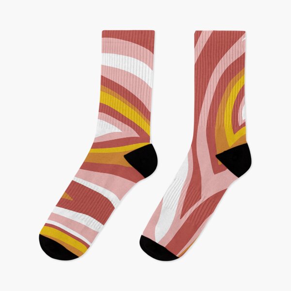 Aperçu de l'œuvre Retro, Midcentury Modern, Geometric Art, Pink and Yellow créée et vendue par meggydesigns.