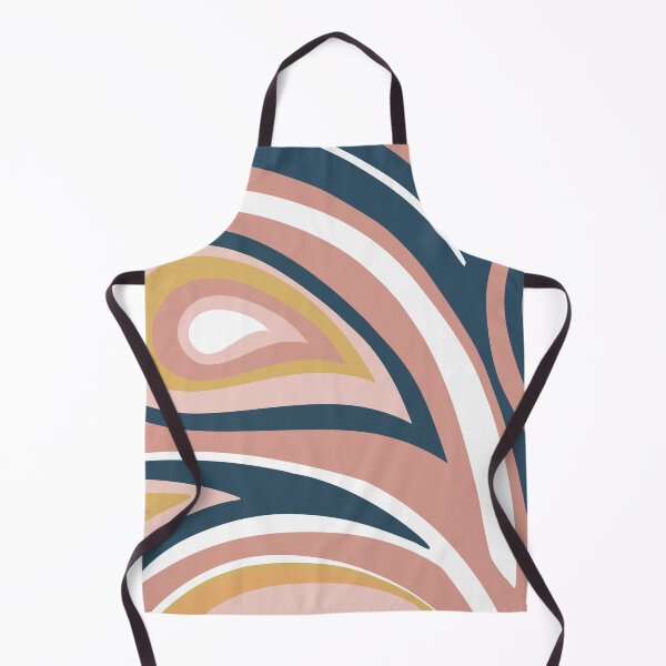 Artikelvorschau, Retro, Midcentury Modern, Geometric Art, Pink, Gold, Navy Blue entworfen und verkauft von meggydesigns.