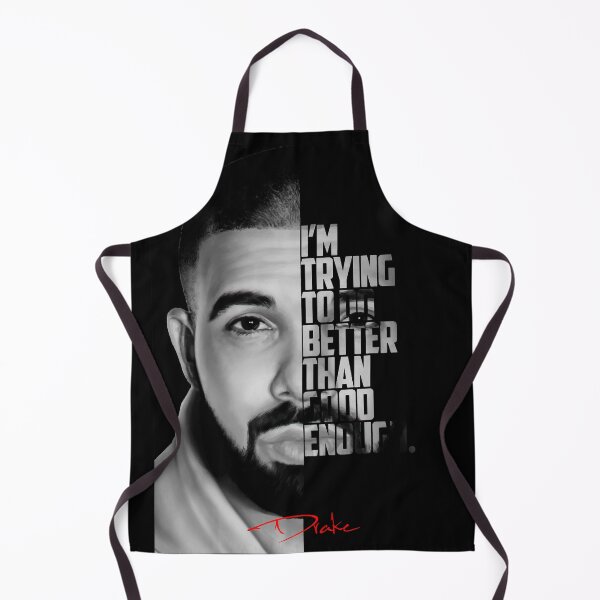 Item preview, Black and white Drake quote designed and sold by Enea Kelo.