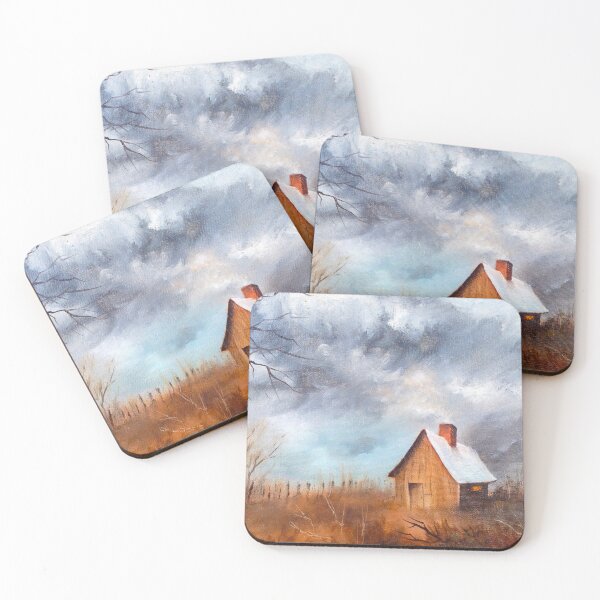 Item preview, Cabin with Fence designed and sold by Teresa Ascone.