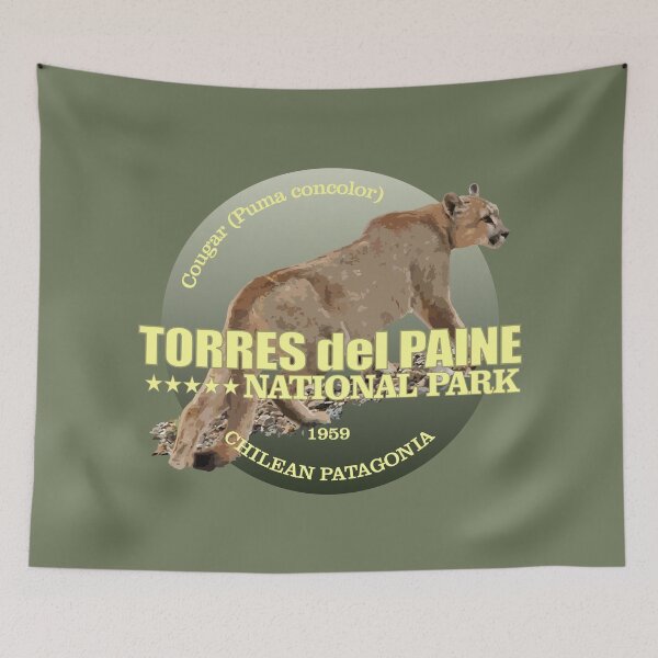 Item preview, Torres del Paine National Park (Cougar)(WT) designed and sold by curranmorgan.