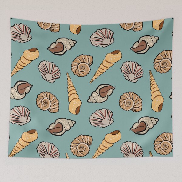 Item preview, Sea shell ocean pattern designed and sold by EngineerGoC.