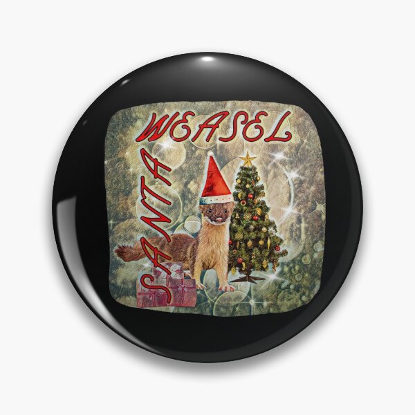 Artikelvorschau, Santa Wiesel Weihnachtsbaum Geschenk entworfen und verkauft von umfhn.