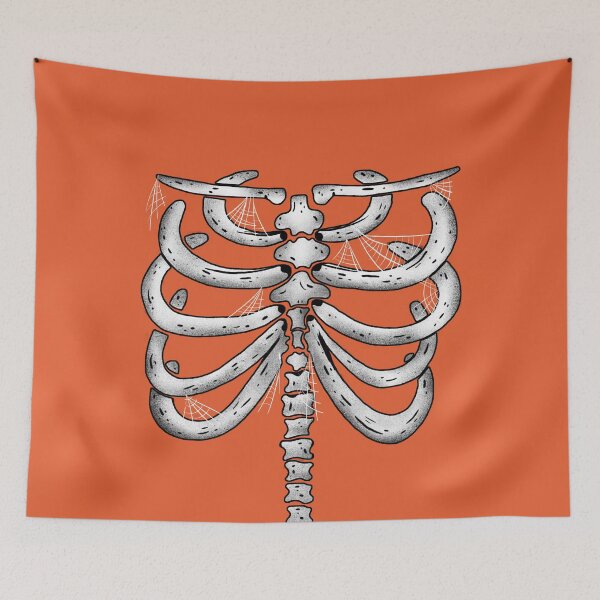Item preview, Funny Skeleton | Rib Cage Illustration | Orange designed and sold by MAS-S.