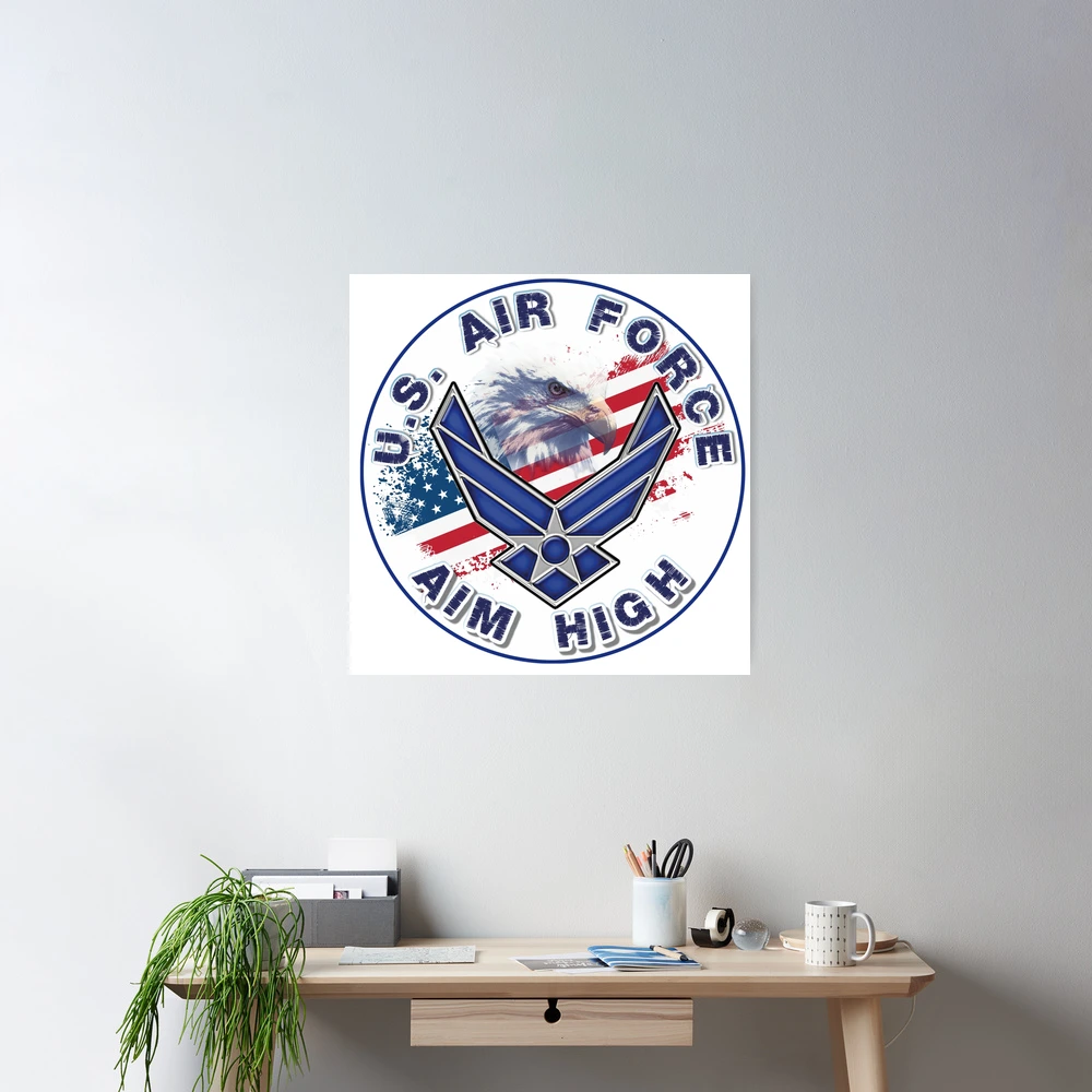 Aim high air force poster best sale