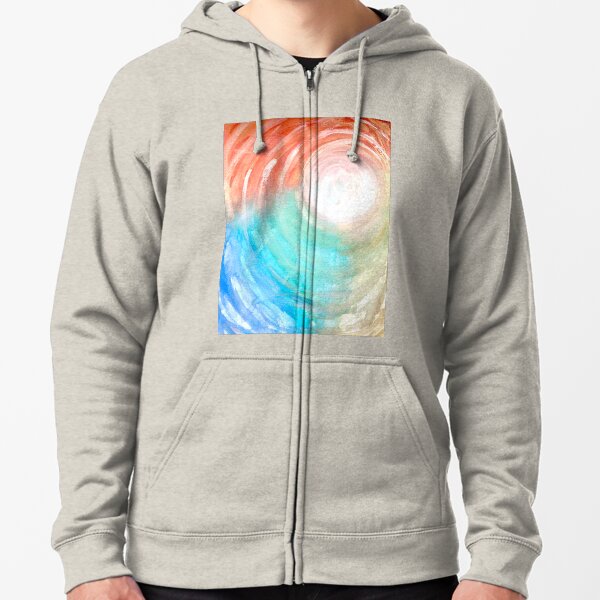 Twist on Celestial Zipped Hoodie