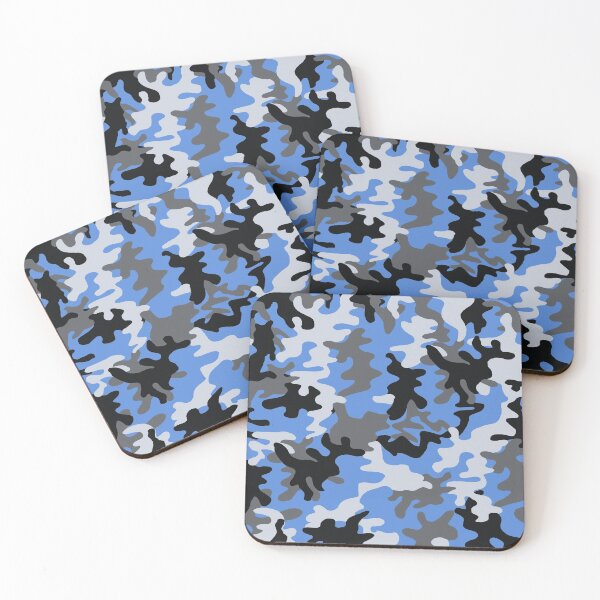 Item preview, Blue Camouflage Design Poster – Modern Racing Texture Art designed and sold by Road To Track.