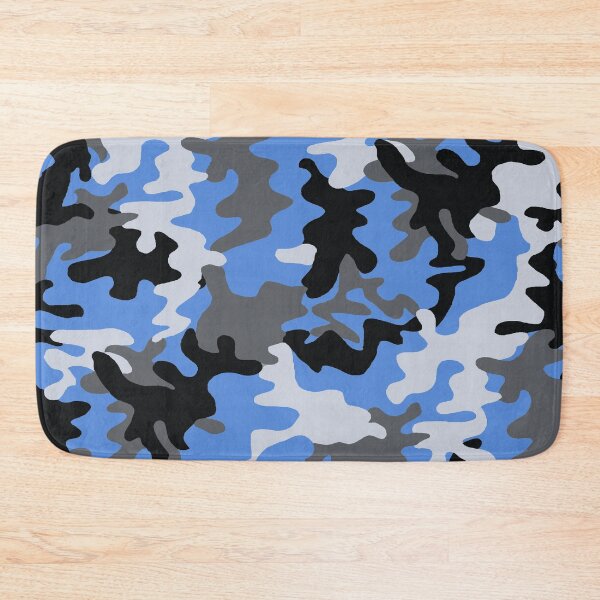 Artikelvorschau, Blue Camouflage Design Poster – Modern Racing Texture Art entworfen und verkauft von Road To Track.