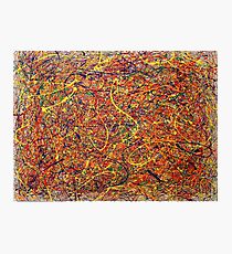 Abstrakte Jackson Pollock Malerei Ursprüngliche Kunst betitelt: Singularität Fotodruck