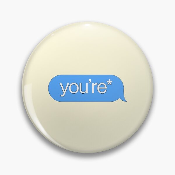 Item preview, You're* Cartoon Meme Message Grammar designed and sold by sharedipmemes.