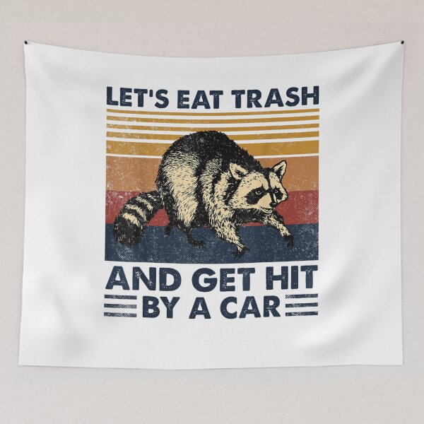 Item preview, Opossum Let's Eat Trash Get Hit By A Car Vintage designed and sold by JohnsonEdwards.