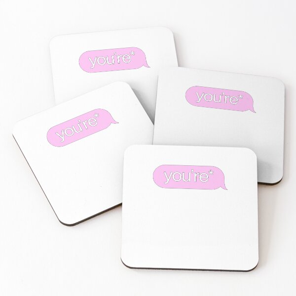 Item preview, You're Grammar Correct Pink iMessage Cute designed and sold by sharedipmemes.