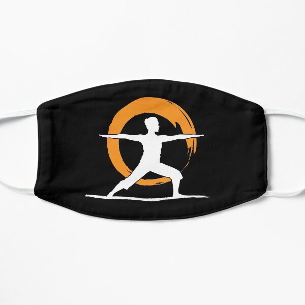 Tai Chi Qigong woman Zen circle Qi Gong Thai chi Flat Mask
