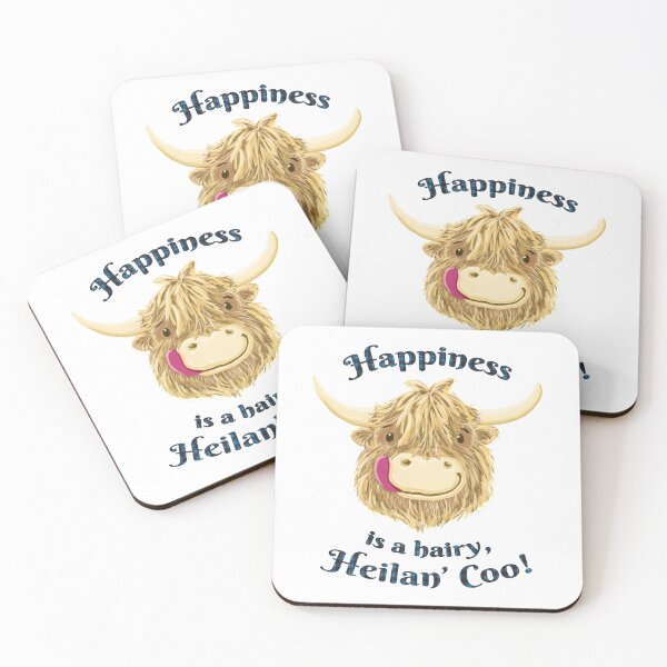Item preview, Wee Hamish Scottish Highland Cow Happiness Tartan designed and sold by brodyquixote.