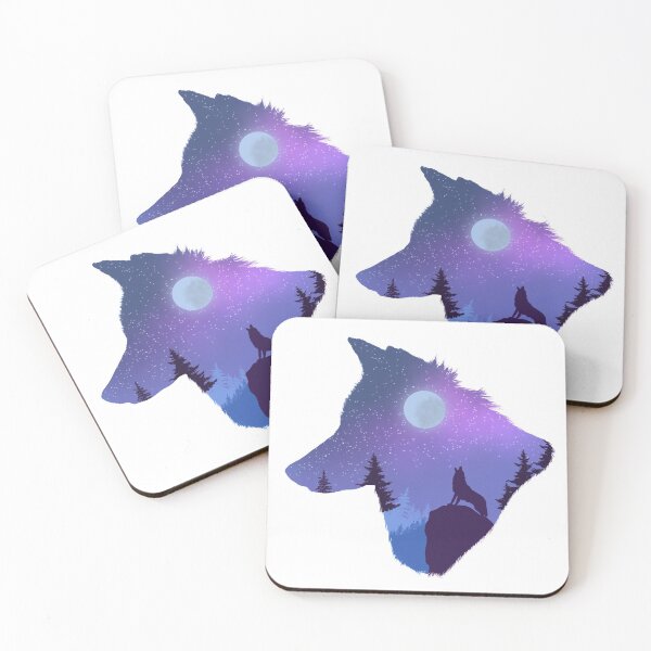 Item preview, Wolf Moon Sticker designed and sold by A Light Worker.