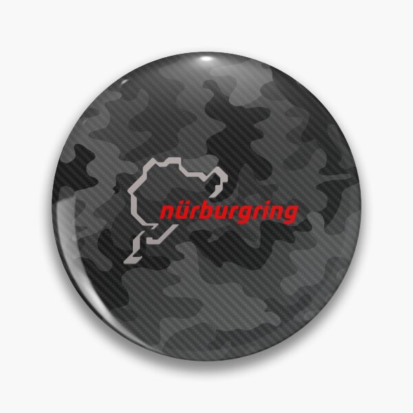 Artikelvorschau, Carbon Camouflage Nürburgring Nordschleife Poster – Green Hell Racing Art entworfen und verkauft von Road To Track.