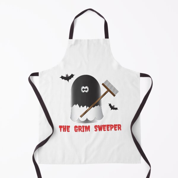 Item preview, Funny Halloween - The Grim Sweeper designed and sold by Harlake.
