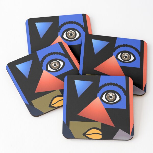 Item preview, Abstract Portrait , Wall Art , Modern art #face #eye #lips designed and sold by MikheilMedia.