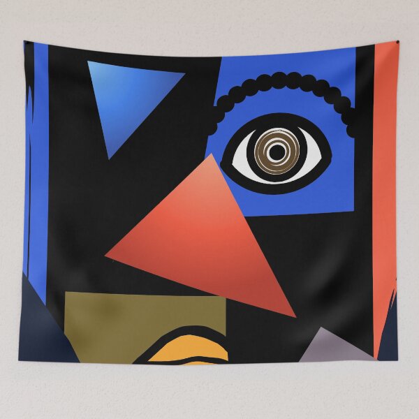 Item preview, Abstract Portrait , Wall Art , Modern art #face #eye #lips designed and sold by MikheilMedia.