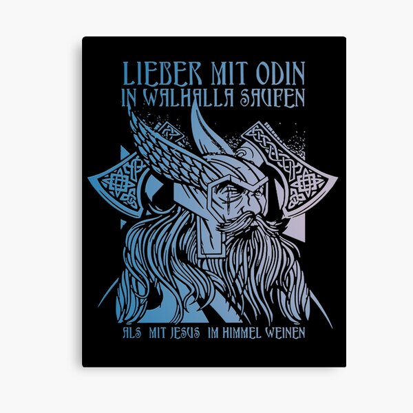 "Copie de LIEBER MIT ODIN IN WALHALLA SAUVEN " Canvas Print for Sale by