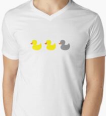Duck, duck, gray duck! Men's V-Neck T-Shirt