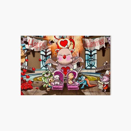 FFXIV Valentines Celebration Art Board Print