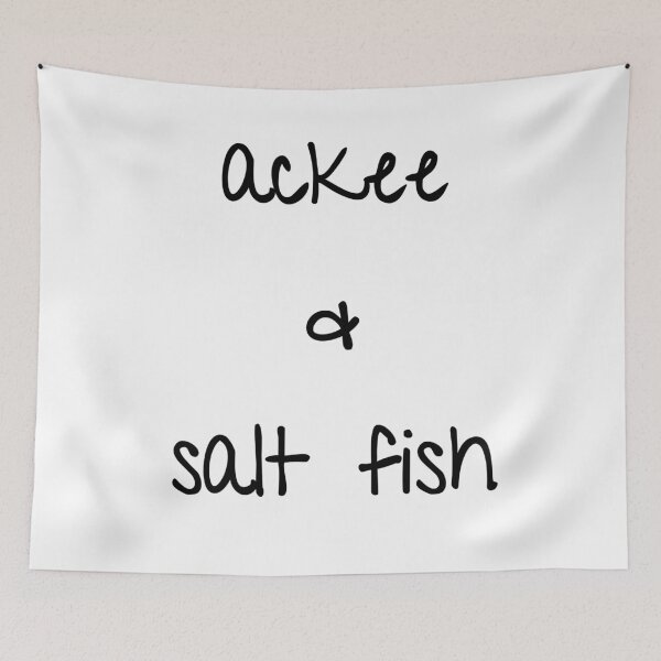 Item preview, Ackee and salt fish designed and sold by JAMAICAMERCH.