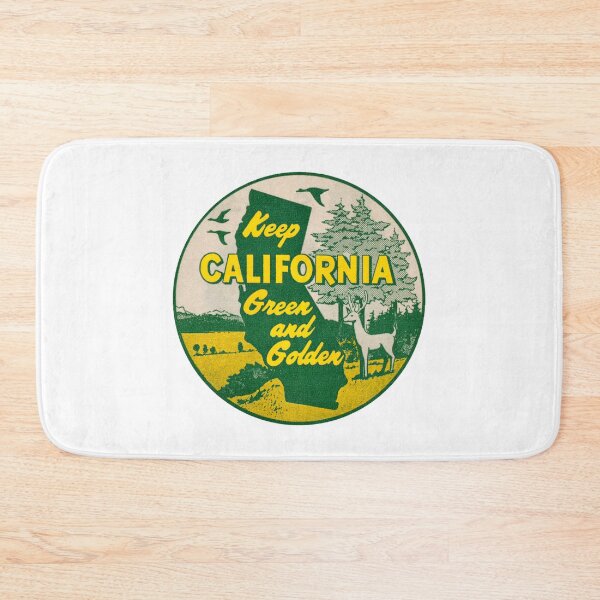 Item preview, Keep California Green and Golden Vintage designed and sold by hilda74.