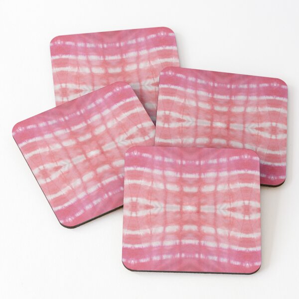 Item preview, Coral Wave Shibori Linen designed and sold by Nina May Designs.