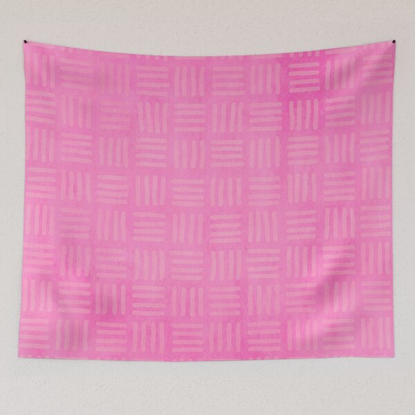 Item preview, Thatch on Pink designed and sold by Nola Lee Kelsey.