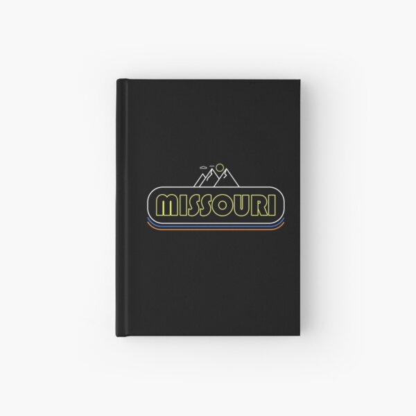 Missouri Neon Lights - Souvenir - Gift - Hometown - Hiking - Nature Hardcover Journal