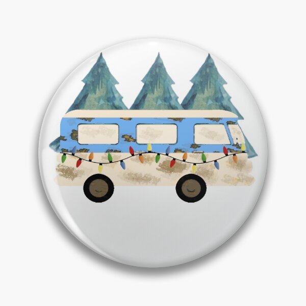 Item preview, Retro Christmas RV Camper with Lights designed and sold by FazCreations.