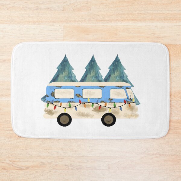 Item preview, Retro Christmas RV Camper with Lights designed and sold by FazCreations.