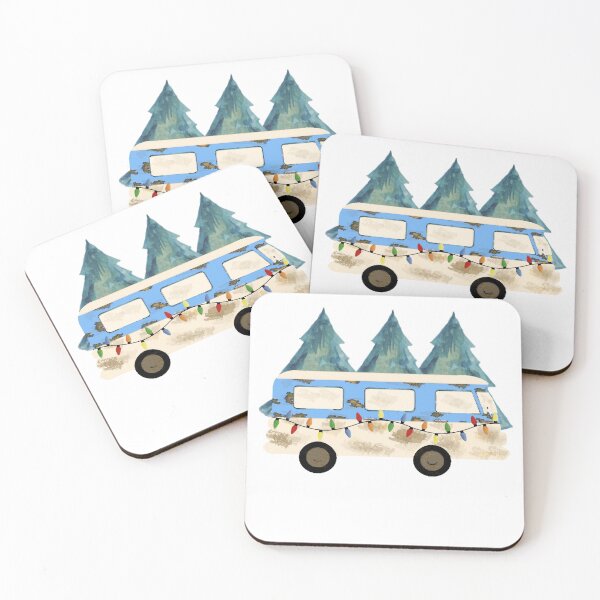 Item preview, Retro Christmas RV Camper with Lights designed and sold by FazCreations.