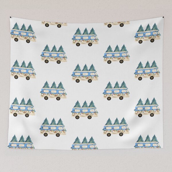 Item preview, Retro Christmas RV Camper with Lights designed and sold by FazCreations.