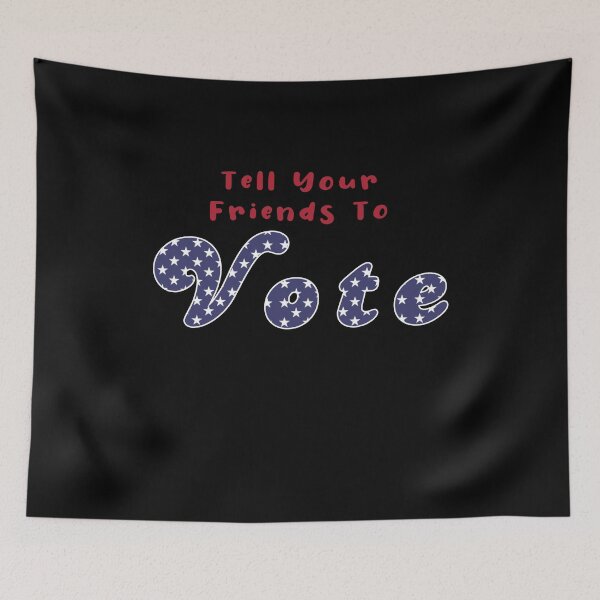 Item preview, Tell your friends to vote usa flag designed and sold by Nour El Islam Djemai.