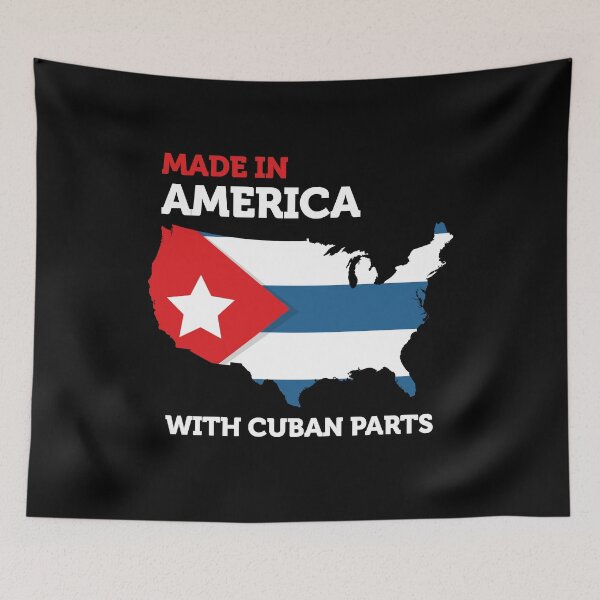 Item preview, Made in America With Cuban Parts Cuba USA Gifts Funny.  designed and sold by smartrocket.