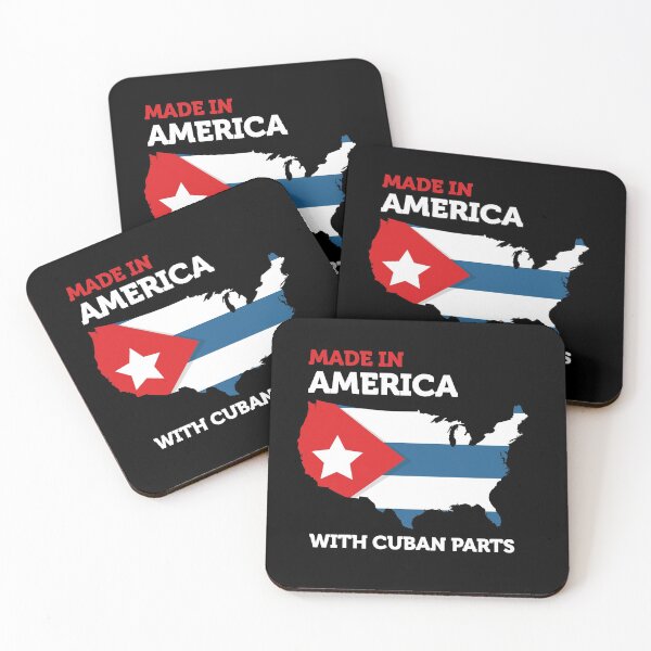 Item preview, Made in America With Cuban Parts Cuba USA Gifts Funny.  designed and sold by smartrocket.