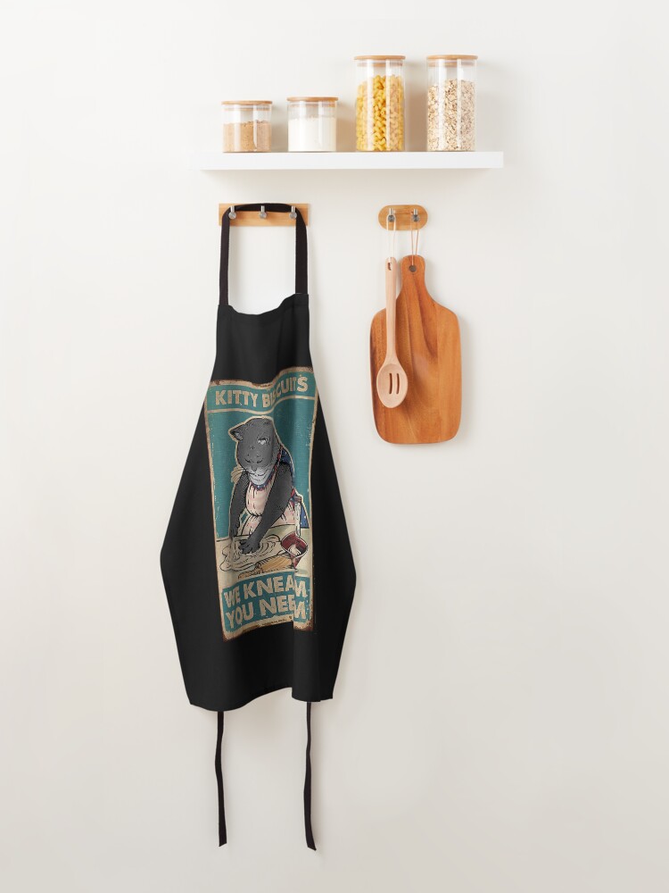 Alternate view of Kitty blackcat - Kitty Biscuits I Knead Em You Need Em Apron