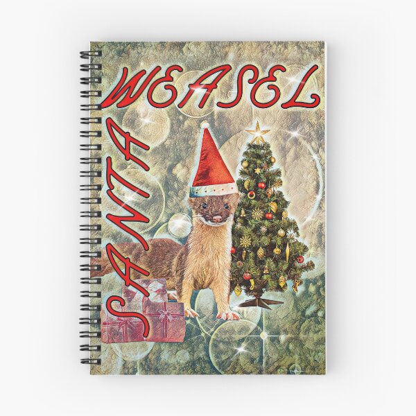 Artikelvorschau, Santa Wiesel Weihnachtsbaum Geschenk entworfen und verkauft von umfhn.
