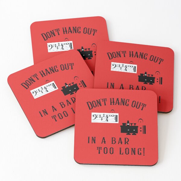 Item preview, «Don't hang out in the bar too long!»  Music Band Piano designed and sold by musicmusicpin.