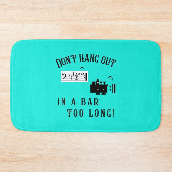Item preview, «Don't hang out in the bar too long!»  Music Band Piano designed and sold by musicmusicpin.