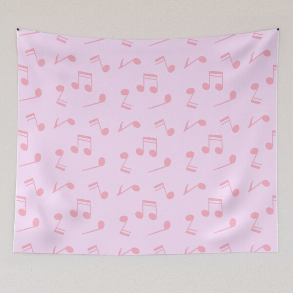 Item preview, Pink Pastel Music Notes Pattern  designed and sold by FriendsList.
