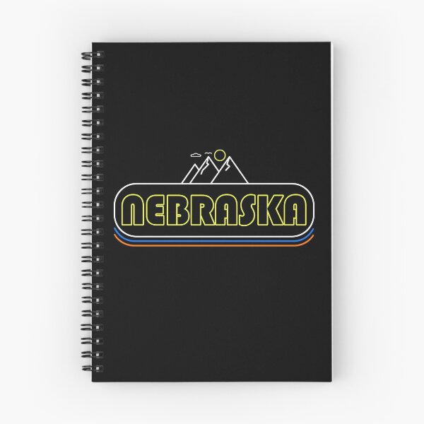 Item preview, Nebraska Neon Lights - Souvenir - Gift - Hometown - Hiking - Nature designed and sold by HappyTees Lab.