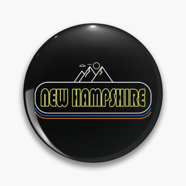 Item preview, New Hampshire Neon Lights - Souvenir - Gift - Hometown - Hiking - Nature designed and sold by HappyTees Lab.