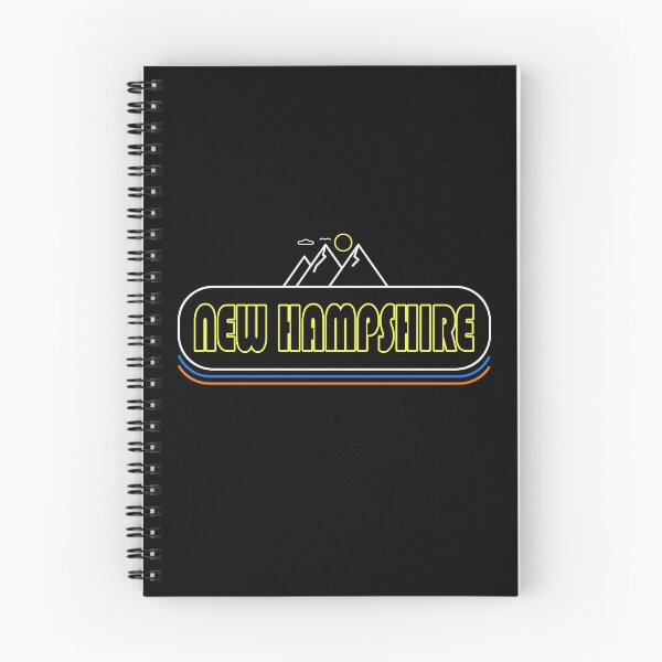 Item preview, New Hampshire Neon Lights - Souvenir - Gift - Hometown - Hiking - Nature designed and sold by HappyTees Lab.